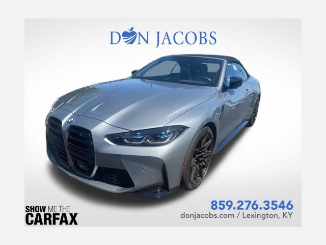 Gray 2024 BMW M4 Convertible All-Wheel Drive 8-Speed Automatic