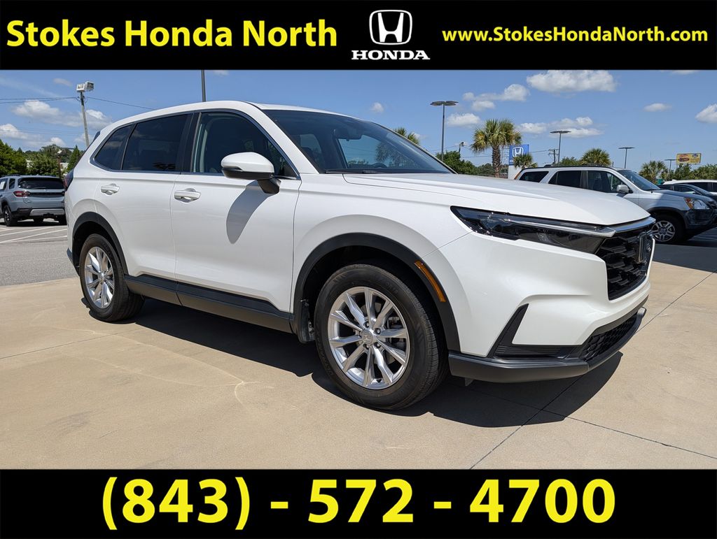 2023 Honda CR-V EX White at Stokes Honda North