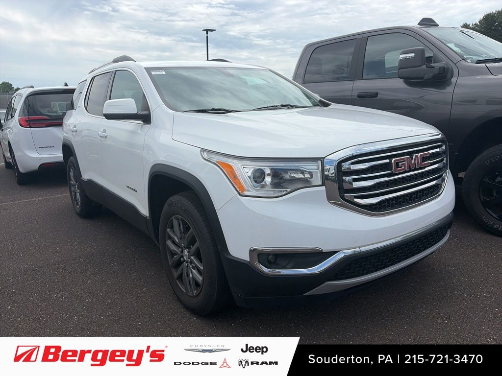 Summit White 2019 GMC Acadia SLT-1 FWD SUV / Crossover Front-Wheel Drive 6-Speed Automatic