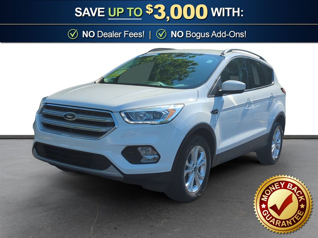Oxford White 2018 Ford Escape SEL AWD SUV / Crossover All-Wheel Drive 6-Speed Automatic