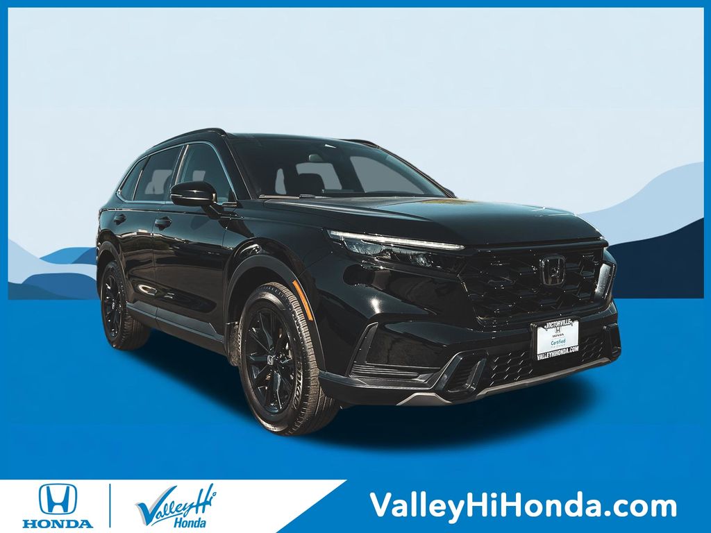 Black 2024 Honda CR-V Hybrid SUV / Crossover All-Wheel Drive Continuously Variable Transmission