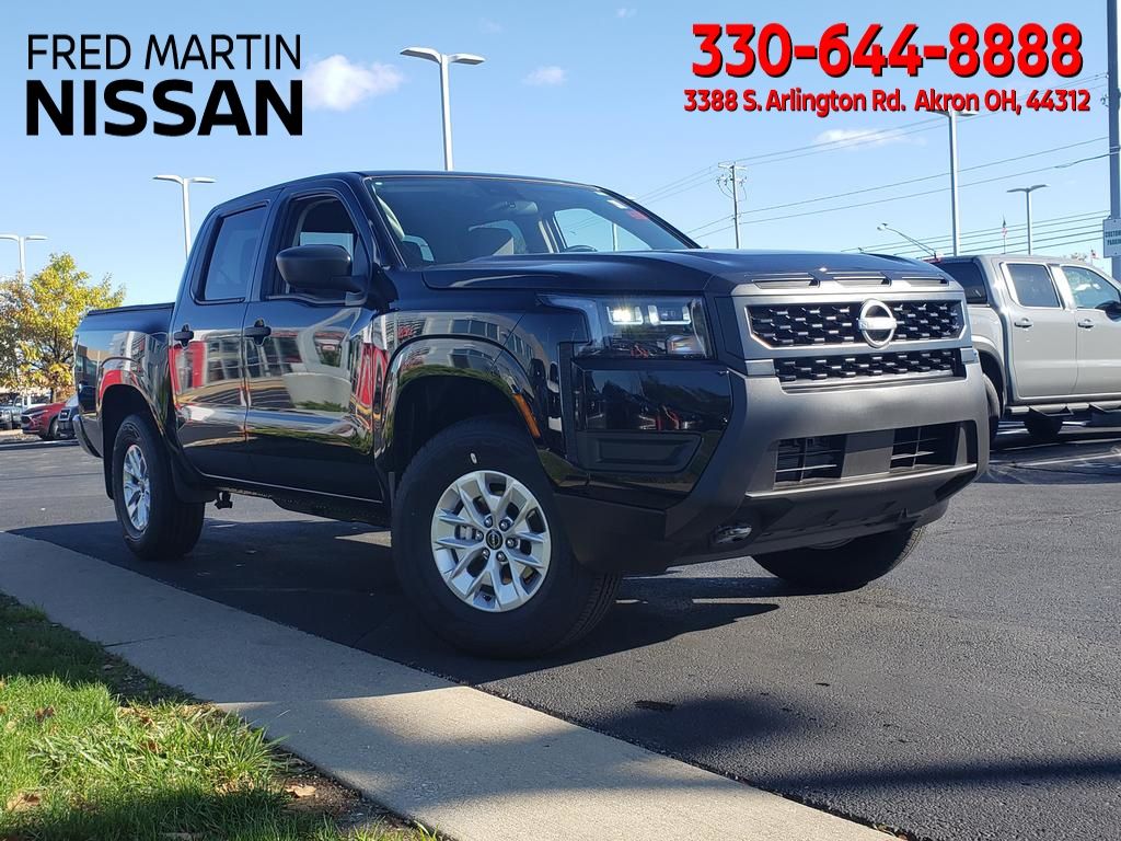 Super Black 2026 Nissan Frontier Pickup Truck Four-Wheel Drive 9-Speed Automatic Overdrive