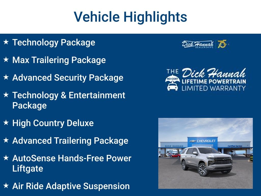 2026 Chevrolet Tahoe High Country