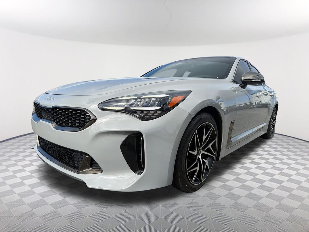 Ceramic Silver 2023 Kia Stinger Sedan Rear-Wheel Drive 8-Speed Automatic