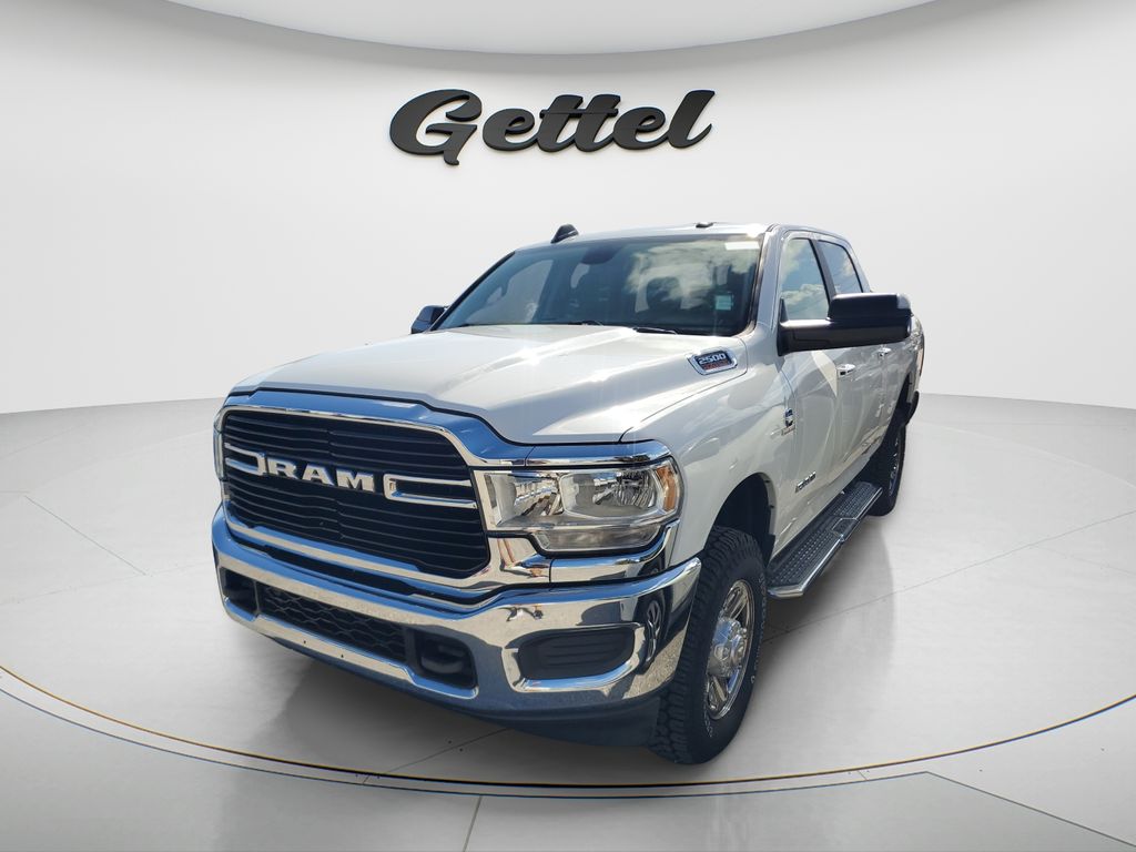 Bright White Clearcoat 2019 RAM 2500 Big Horn Crew Cab 4WD Pickup Truck Four-Wheel Drive 6-Speed Automatic