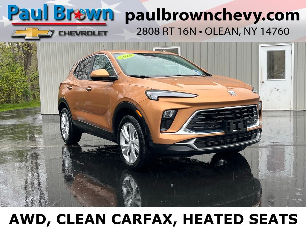 Red (Copper Ice Metallic) 2024 Buick Encore GX Preferred AWD SUV / Crossover All-Wheel Drive 9-Speed Automatic