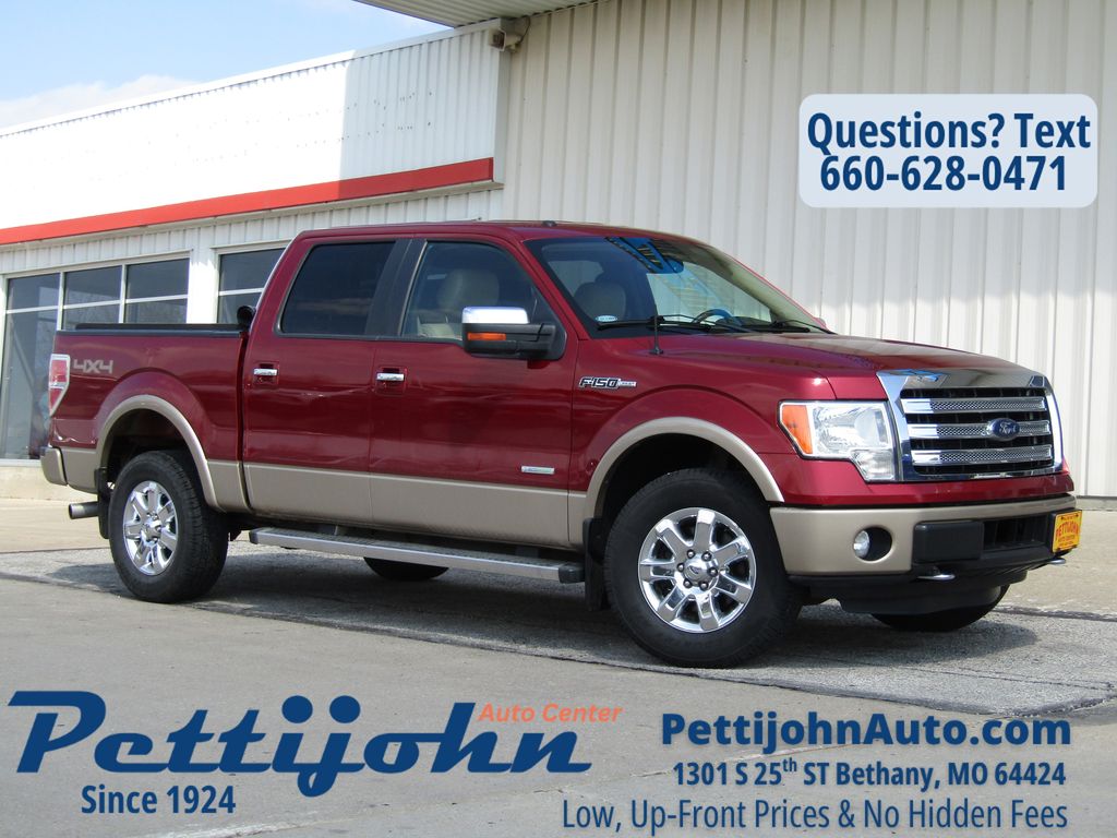 2014 Ford F-150 Lariat SuperCrew 4WD Pickup Truck Four-Wheel Drive 6-Speed Automatic