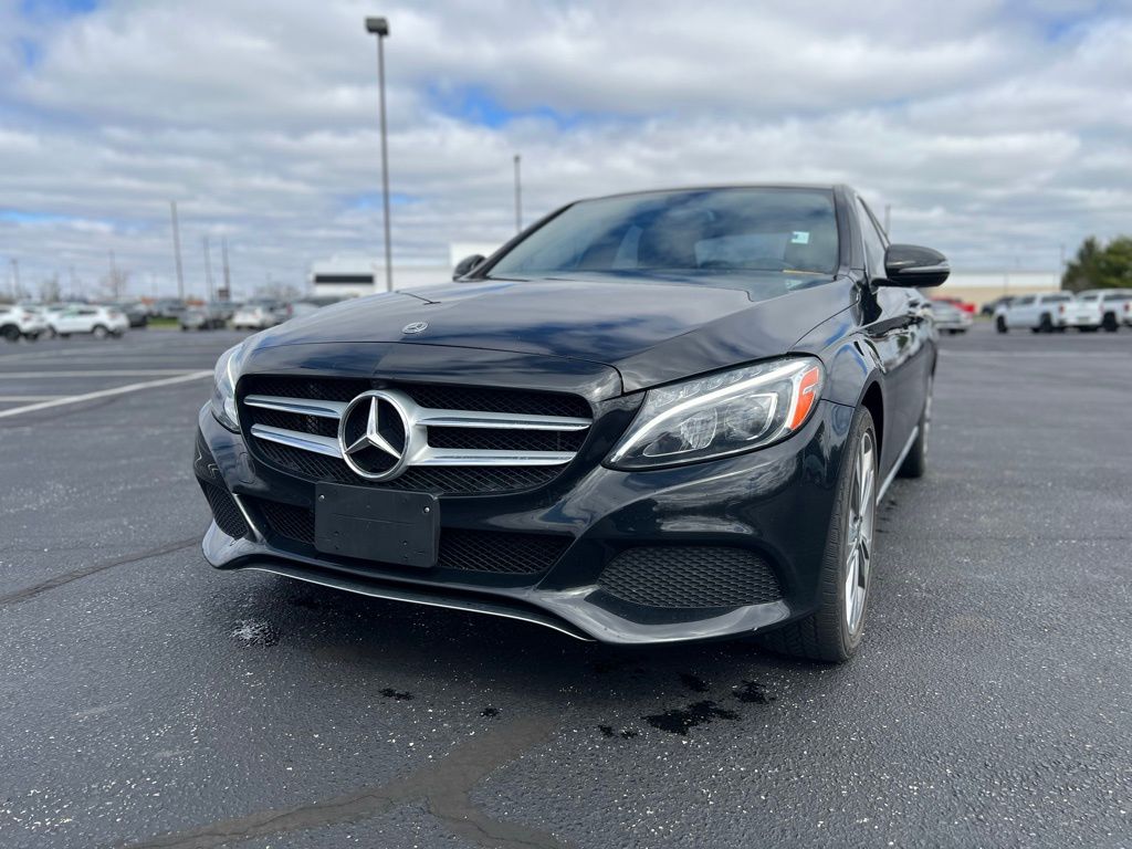 Black 2018 Mercedes-Benz C-Class C 300 Sedan 4MATIC Sedan All-Wheel Drive 9-Speed Automatic