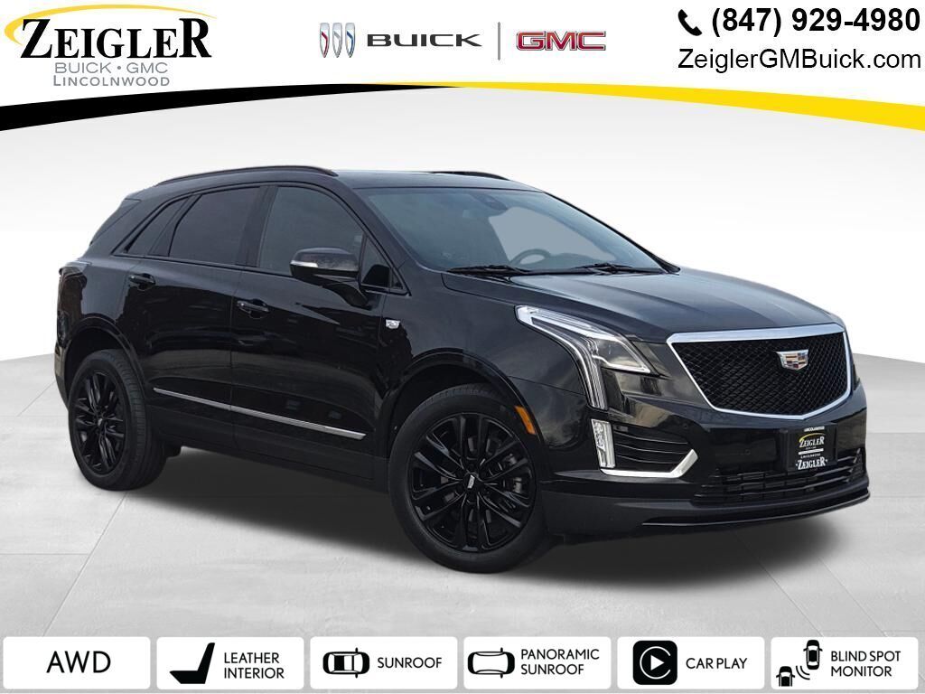 Stellar Black Metallic 2021 Cadillac XT5 Sport AWD SUV / Crossover Four-Wheel Drive 9-Speed Automatic