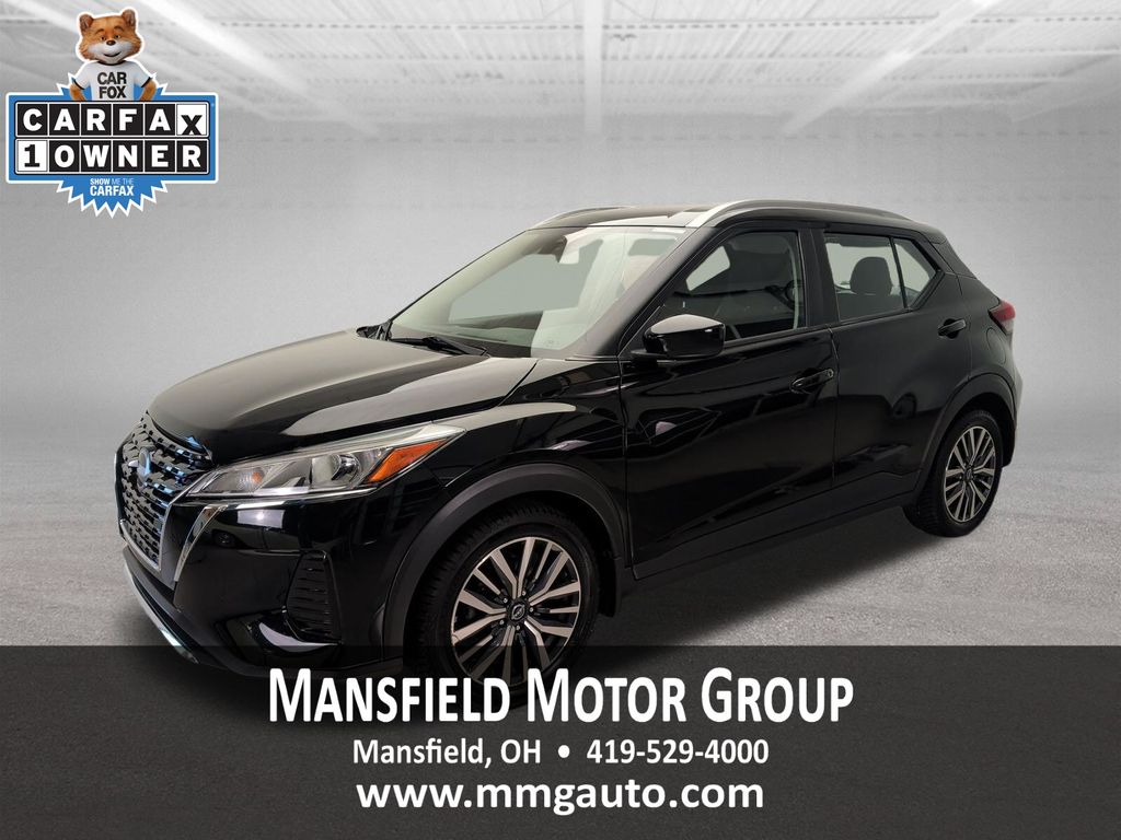 Super Black 2022 Nissan Kicks SUV / Crossover Front-Wheel Drive Continuously Variable Transmission