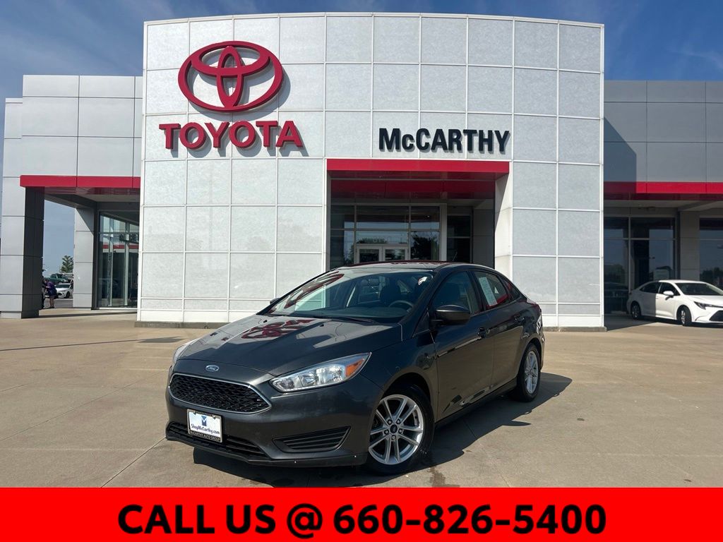 Gray (Magnetic) 2018 Ford Focus Sedan Front-Wheel Drive 6-Speed Automatic