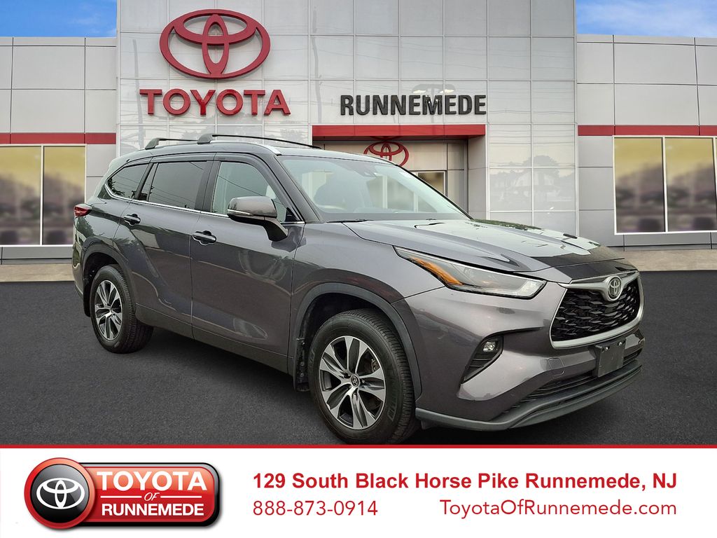 Magnetic Gray Metallic 2023 Toyota Highlander SUV / Crossover All-Wheel Drive 8-Speed Automatic