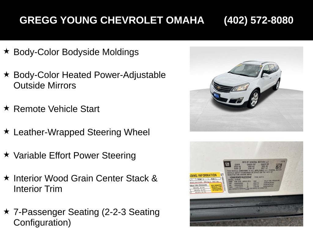 Used 2017 Chevrolet Traverse SUV