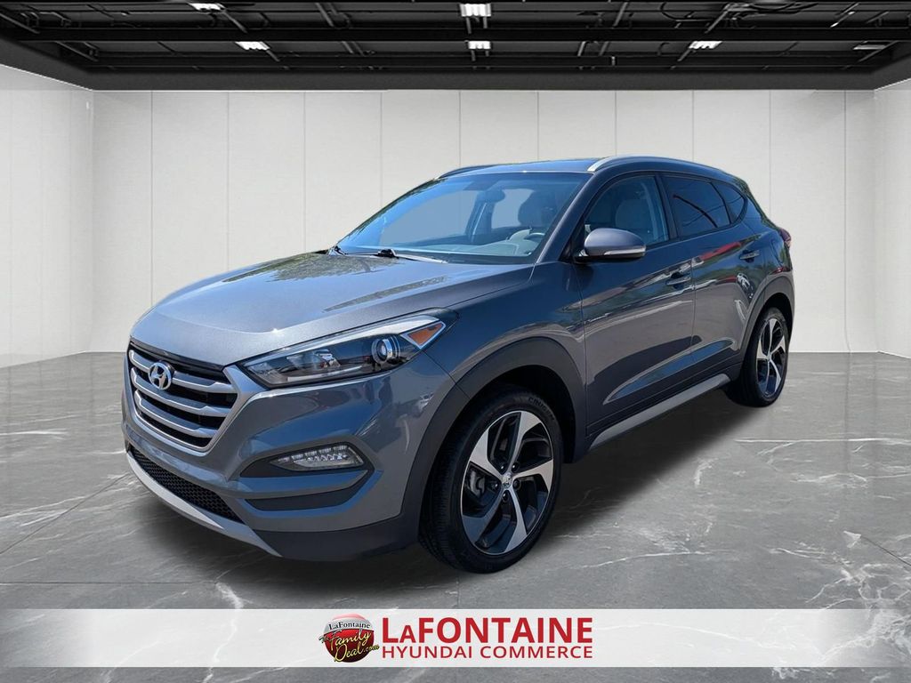 Gray 2017 Hyundai Tucson SUV / Crossover All-Wheel Drive 7-Speed Automatic