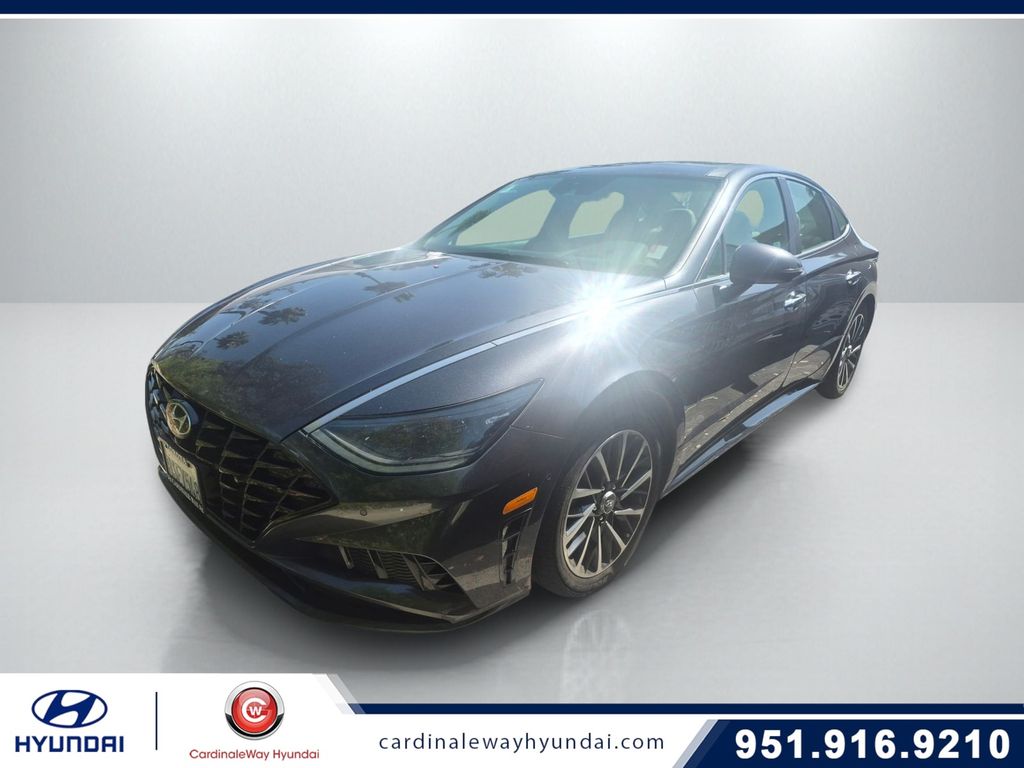 Gray 2020 Hyundai Sonata Limited FWD Sedan Front-Wheel Drive 8-Speed Automatic Overdrive