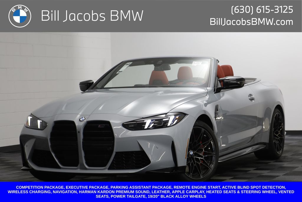 Brooklyn Gray Metallic 2025 BMW M4 Convertible All-Wheel Drive Automatic