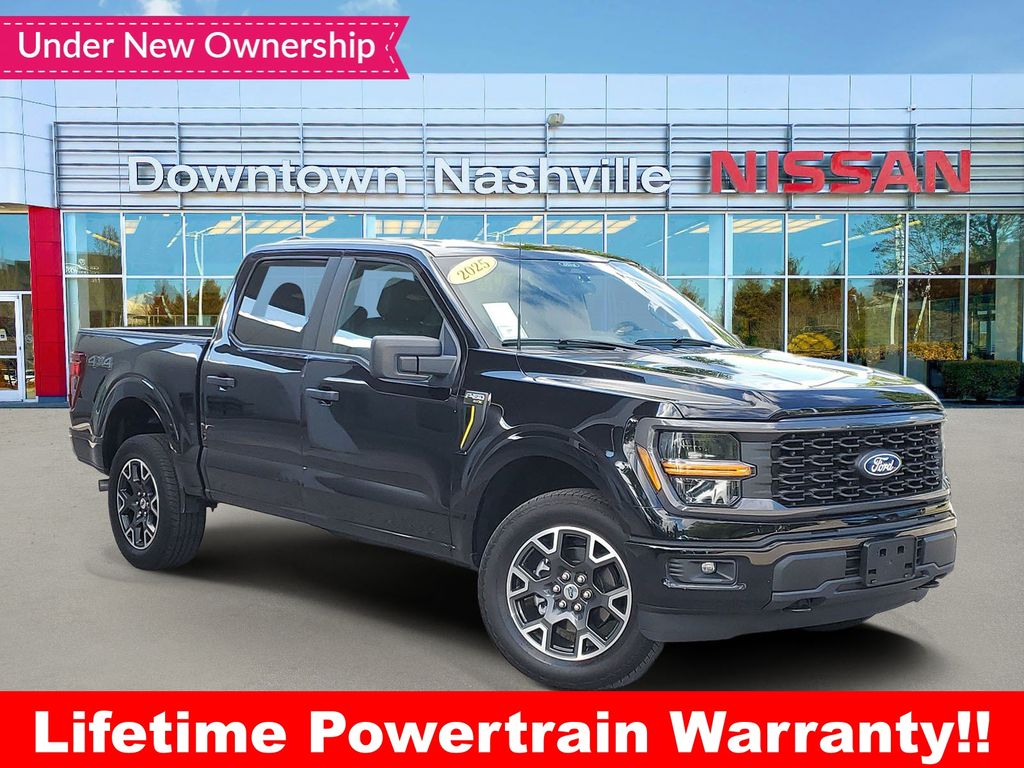 Black Metallic 2025 Ford F-150 Pickup Truck Four-Wheel Drive Automatic