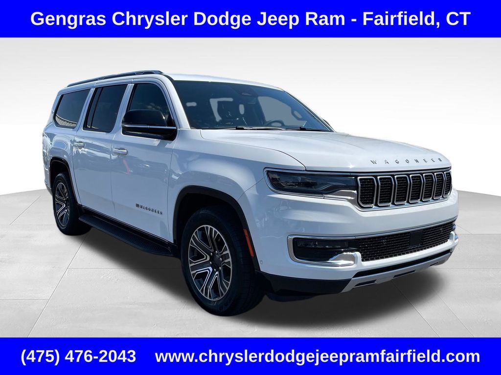 Bright White Clearcoat 2024 Jeep Wagoneer L Series II 4WD SUV / Crossover Four-Wheel Drive 8-Speed Automatic