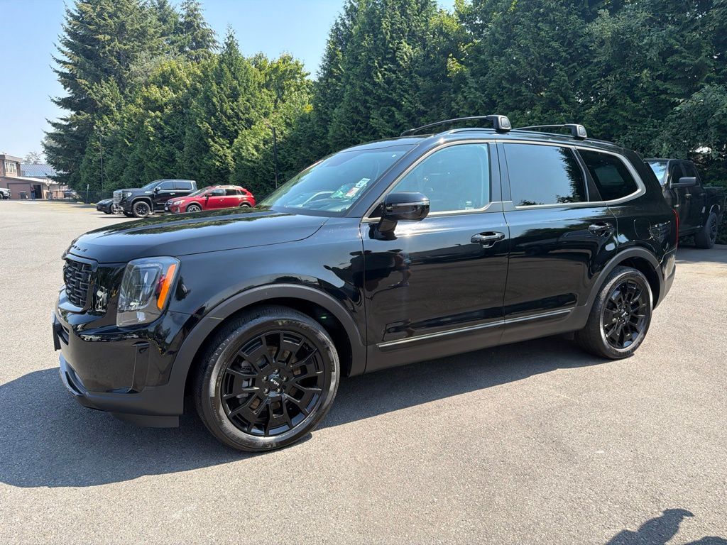 Ebony Black 2022 Kia Telluride SUV / Crossover All-Wheel Drive 8-Speed Automatic