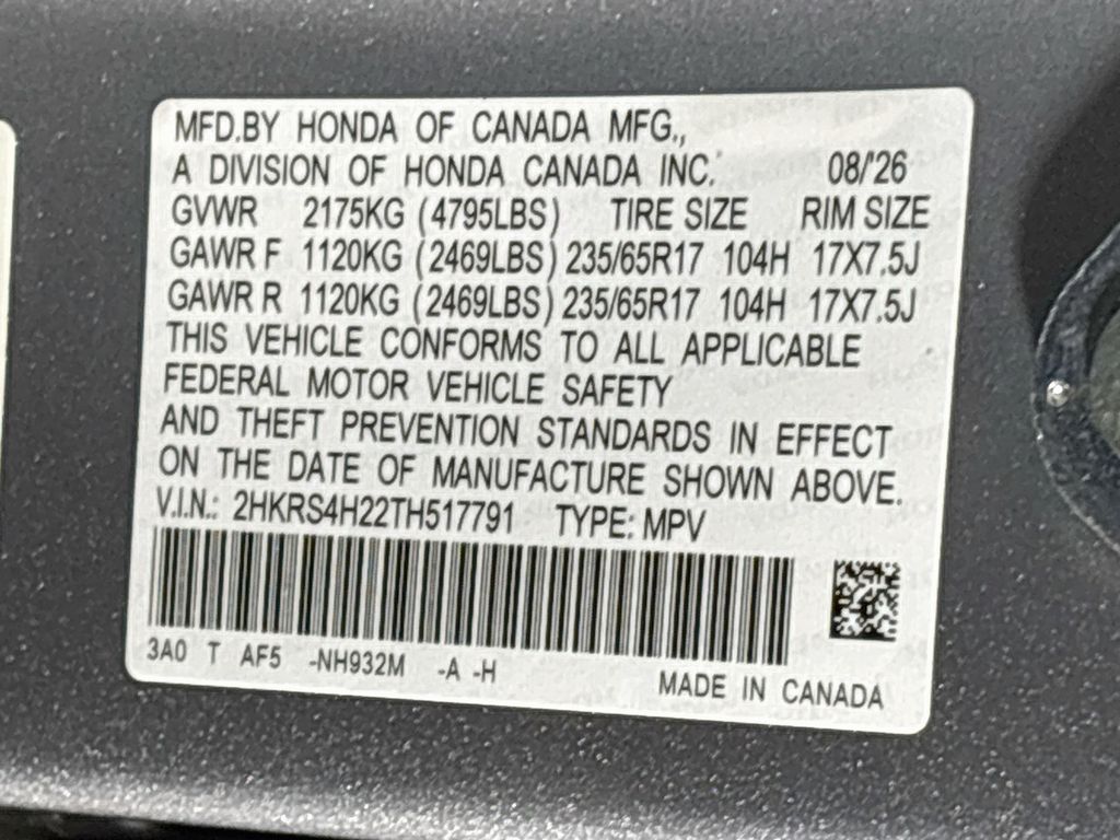 2026 Honda CR-V LX