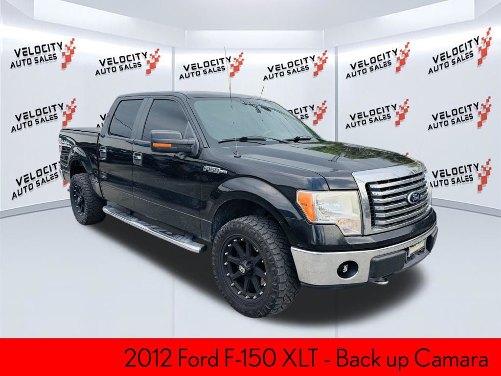 Tuxedo Black Metallic 2012 Ford F-150 Pickup Truck Four-Wheel Drive 6-Speed Automatic