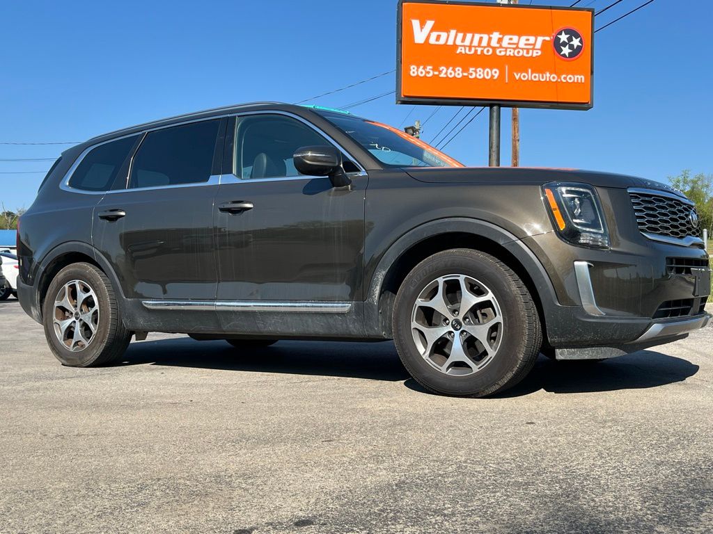Dark Moss 2021 Kia Telluride SUV / Crossover All-Wheel Drive 8-Speed Automatic