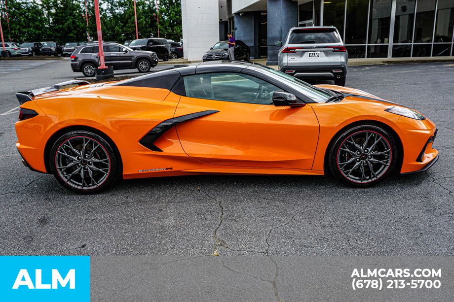 Used 2024 Orange Chevrolet Stingray image 9