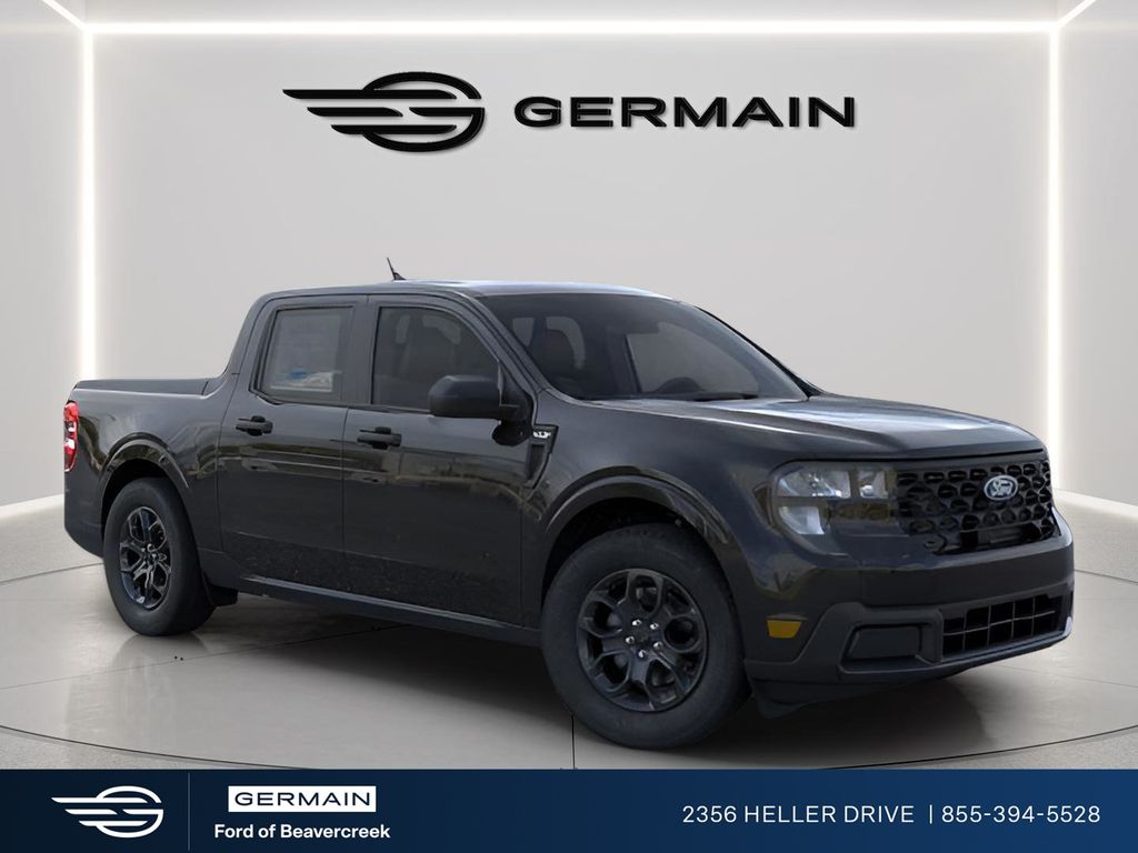 Shadow Black 2026 Ford Maverick XLT SuperCrew FWD Pickup Truck Front-Wheel Drive Continuously Variable Transmission