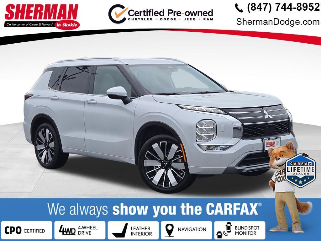White 2025 Mitsubishi Outlander SUV / Crossover Front-Wheel Drive Continuously Variable Transmission