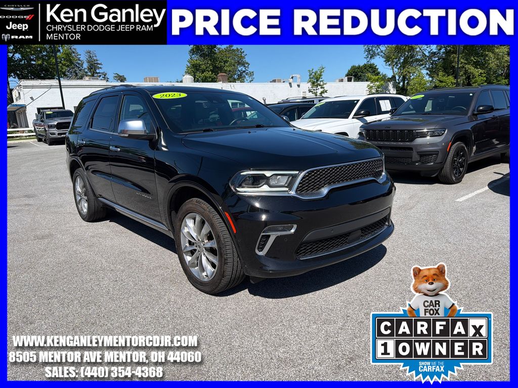 DB Black Crystal Clearcoat 2023 Dodge Durango SUV / Crossover All-Wheel Drive 8-Speed Automatic