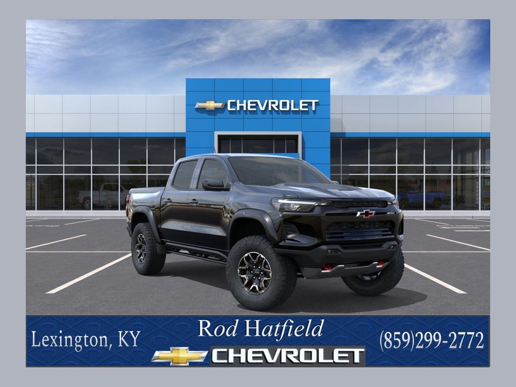 Black 2026 Chevrolet Colorado Pickup Truck Four-Wheel Drive 8-Speed Automatic