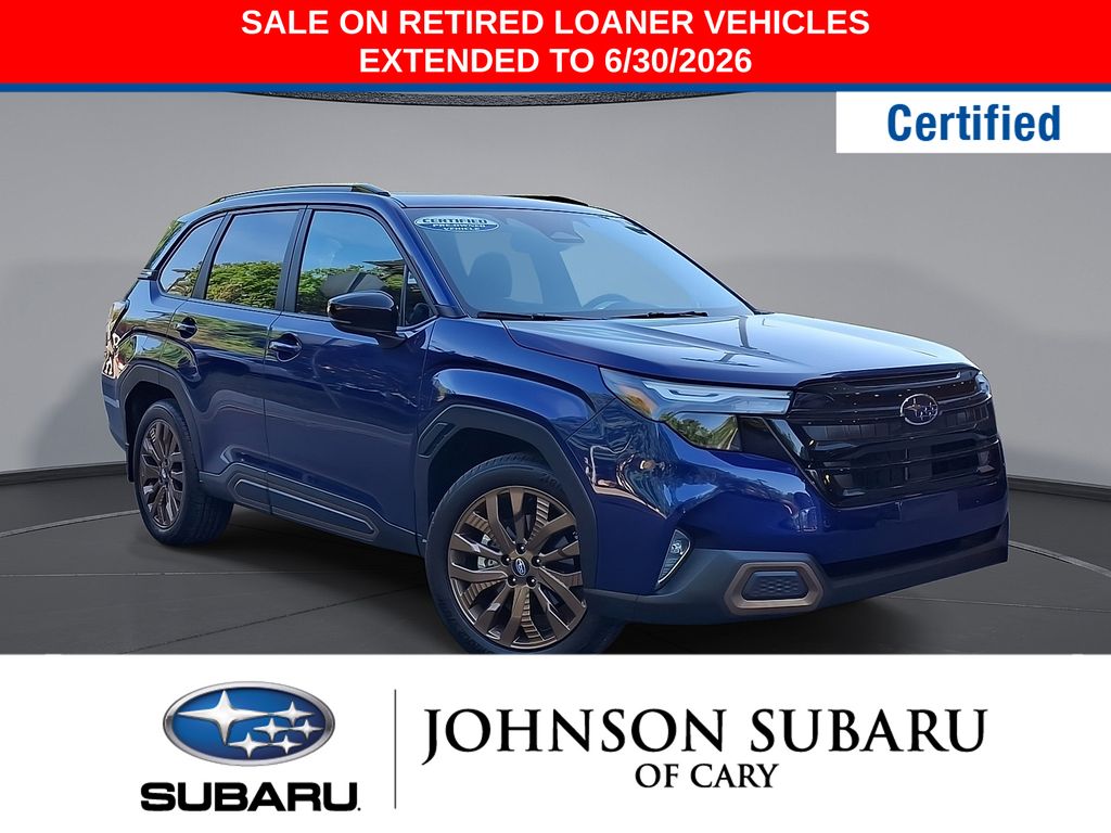 Sapphire Blue Pearl 2026 Subaru Forester SUV / Crossover All-Wheel Drive Continuously Variable Transmission