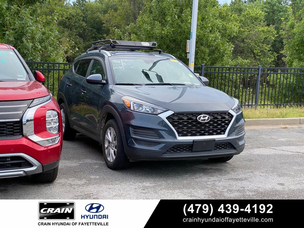 Blue 2021 Hyundai Tucson SUV / Crossover Front-Wheel Drive 6-Speed Automatic