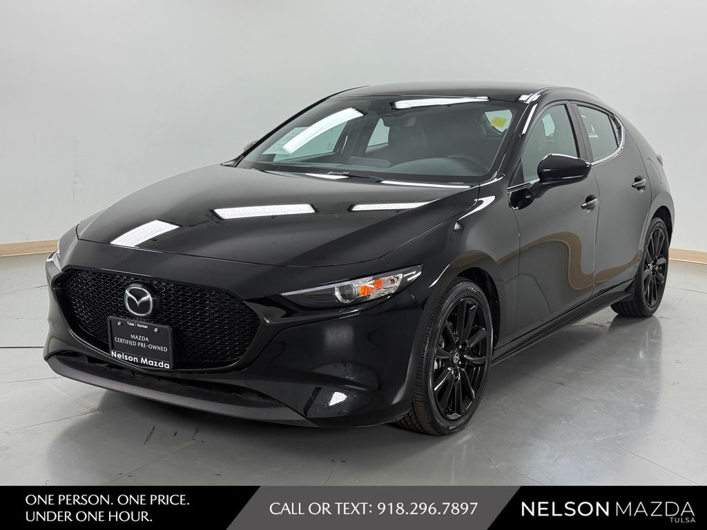 Jet Black Mica 2025 Mazda MAZDA3 Hatchback Front-Wheel Drive 6-Speed Automatic