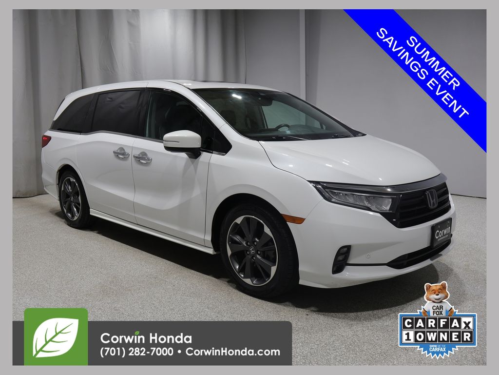 Platinum White Pearl 2023 Honda Odyssey Minivan Front-Wheel Drive Automatic