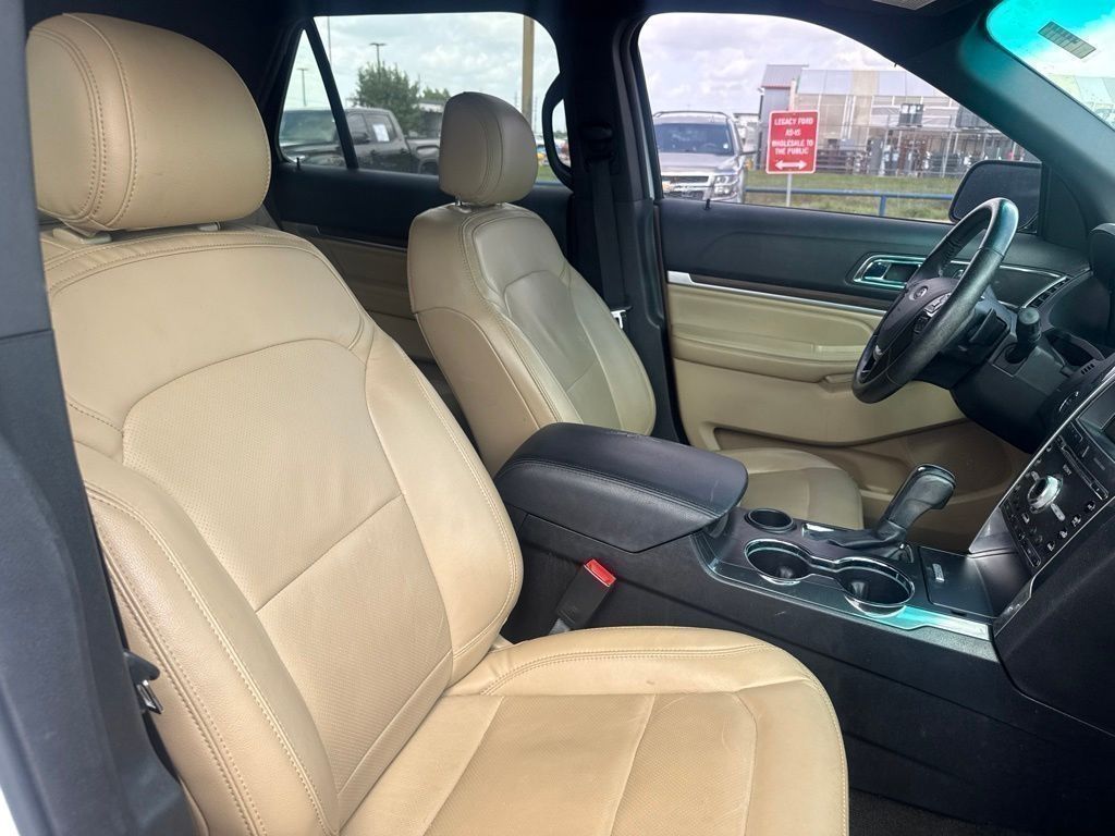 2016 Ford Explorer Limited White at Classic Elite Chevrolet Sugar Land