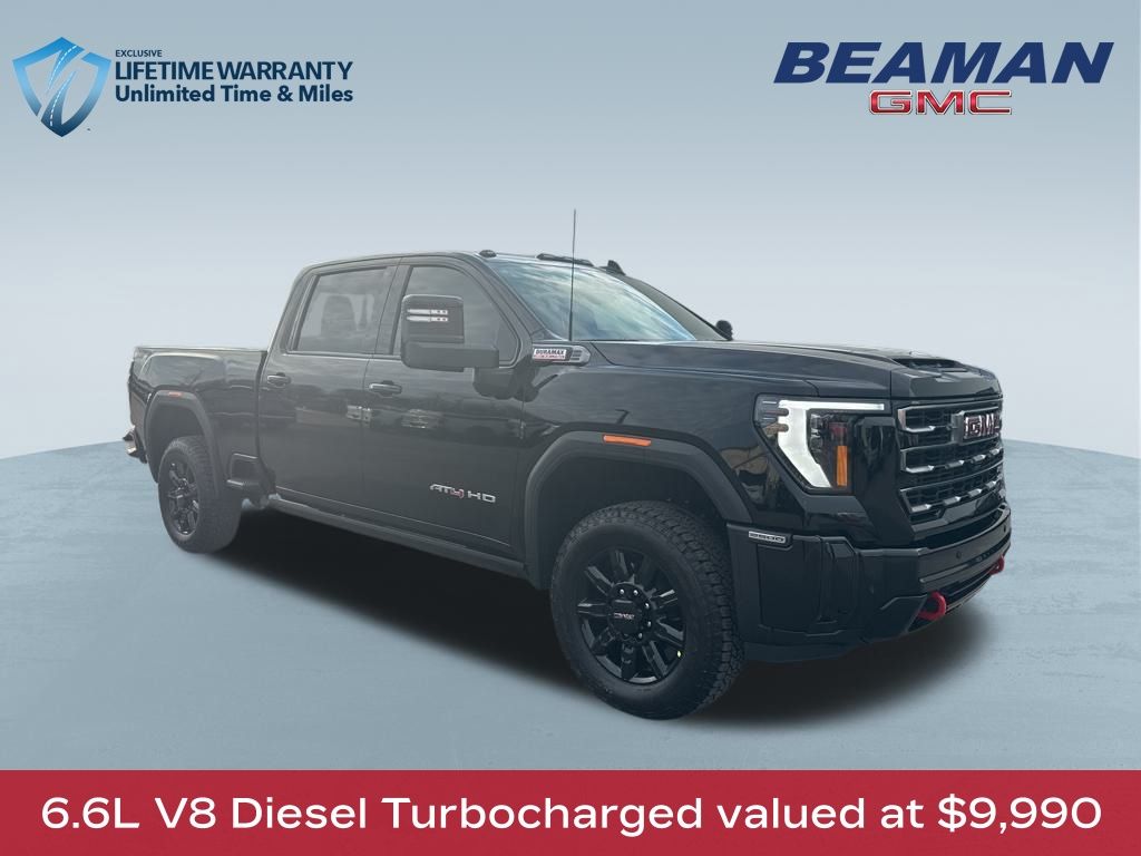 Onyx Black 2026 GMC Sierra 2500HD Pickup Truck Four-Wheel Drive Automatic