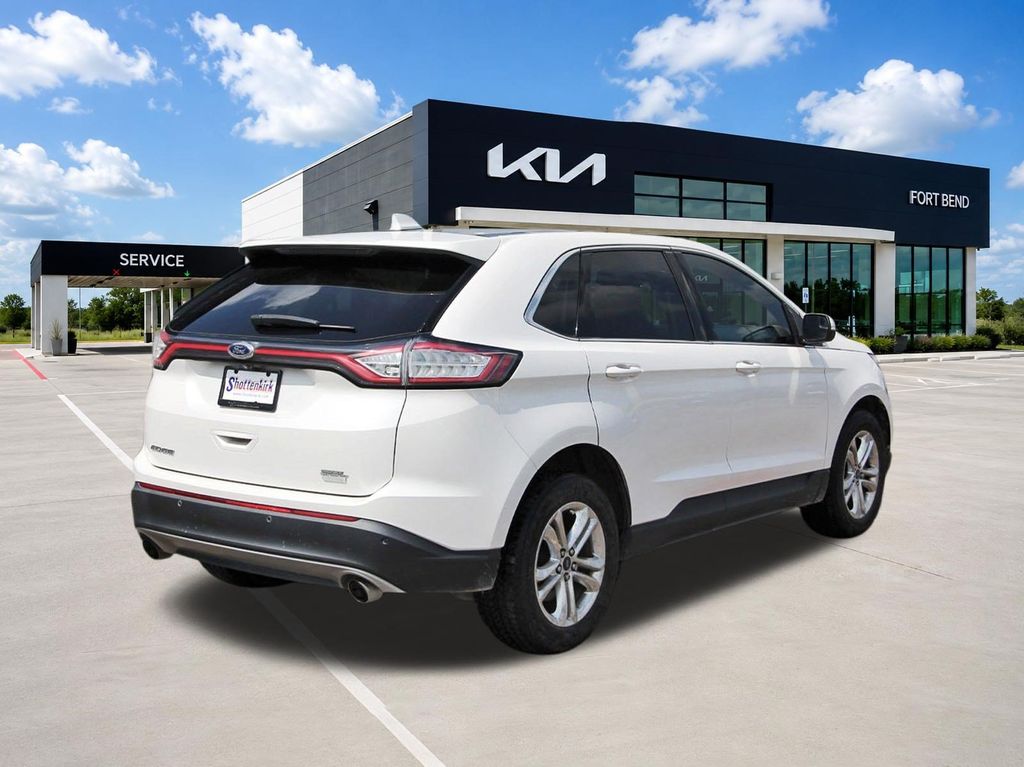 2018 Ford Edge SEL White at Bravo Nissan