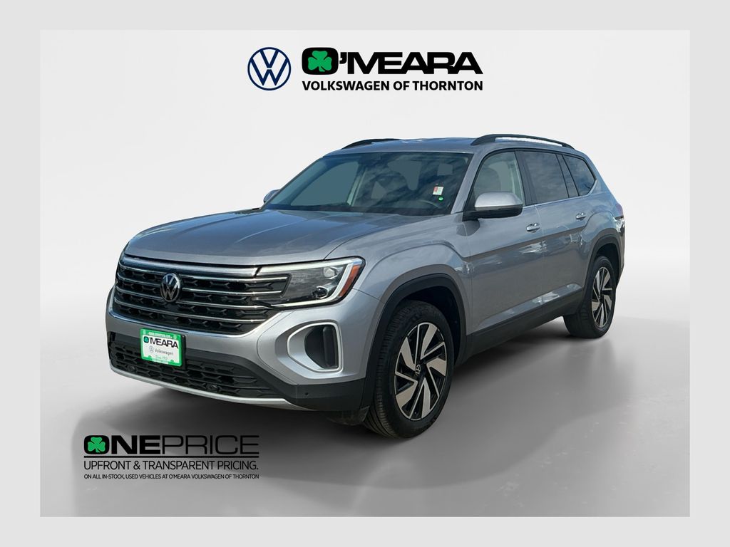 Silver Mist Metallic 2025 Volkswagen Atlas SUV / Crossover All-Wheel Drive 8-Speed Automatic