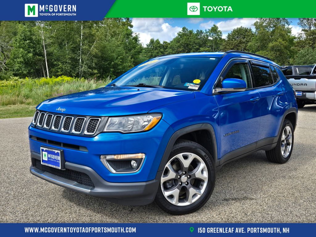 Laser Blue Pearlcoat 2020 Jeep Compass SUV / Crossover Four-Wheel Drive 9-Speed Automatic