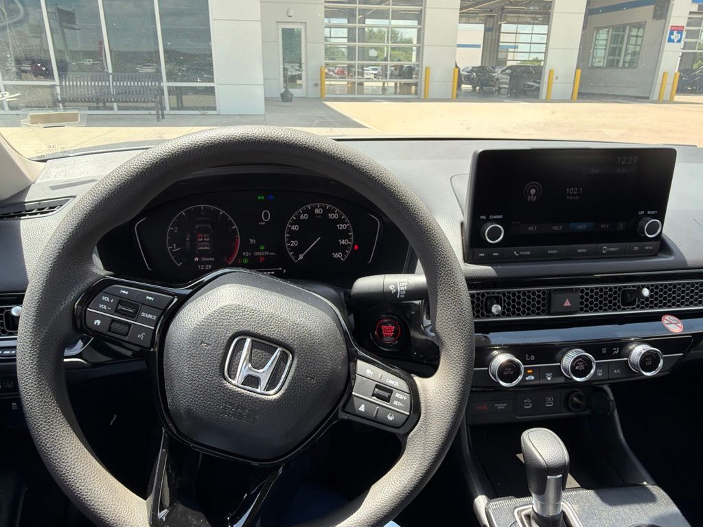 2025 Honda Civic LX Silver at Community Honda