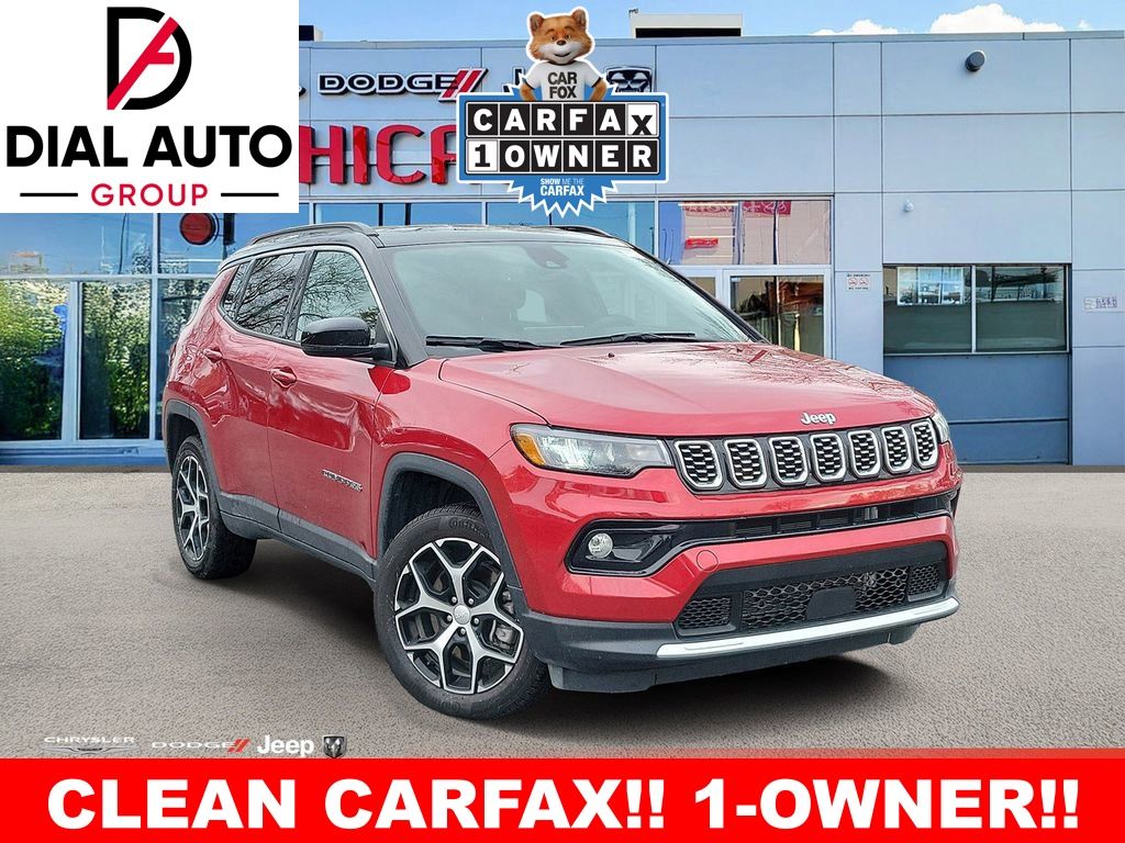 Red Hot Pearlcoat 2024 Jeep Compass Limited 4WD SUV / Crossover Four-Wheel Drive 8-Speed Automatic