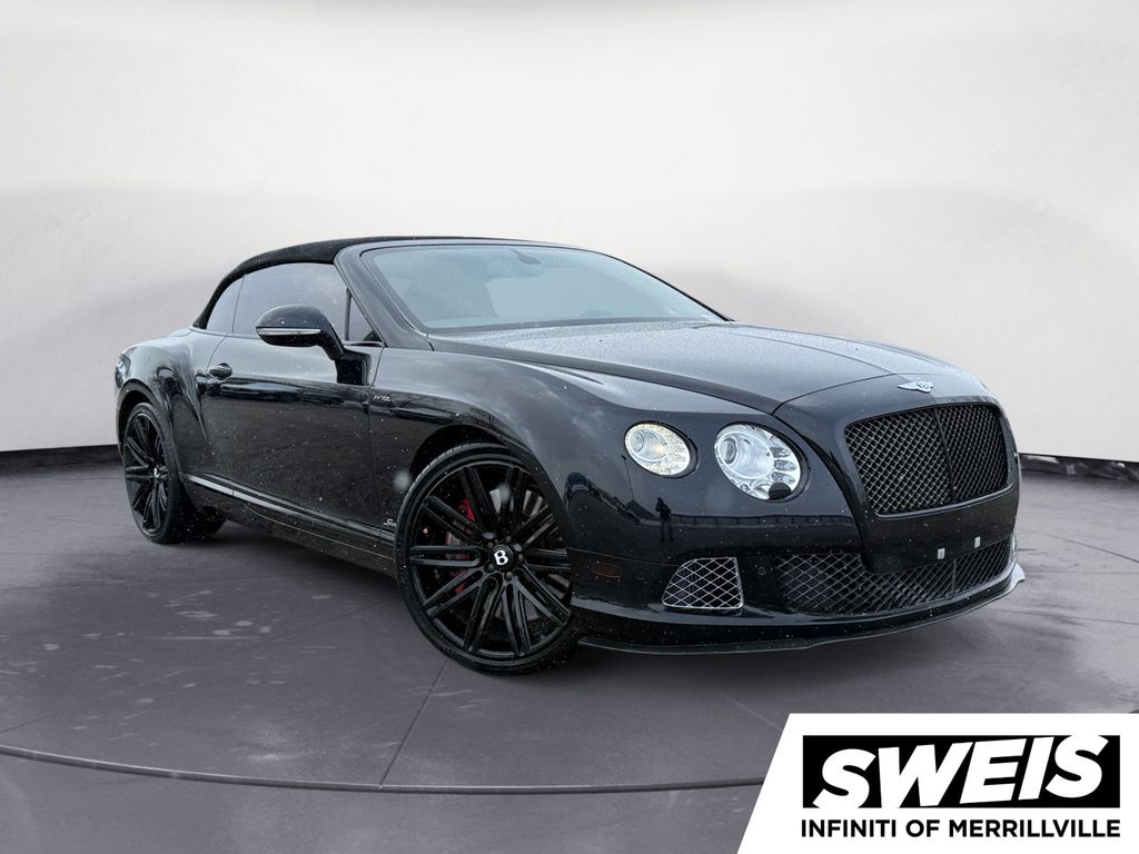 Black Crystal Metallic 2014 Bentley Continental GTC Speed AWD Convertible All-Wheel Drive 8-Speed Automatic