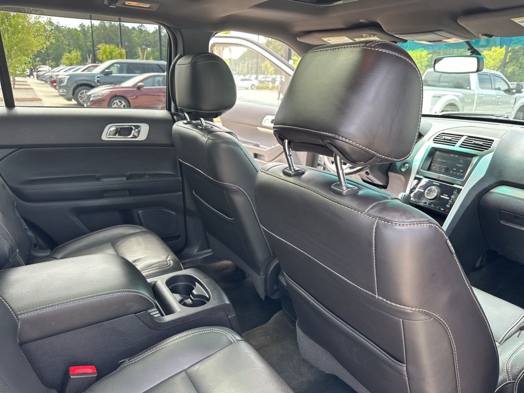 2014 White Platinum Clearcoat Metallic Ford Explorer Sport 4X4 SUV