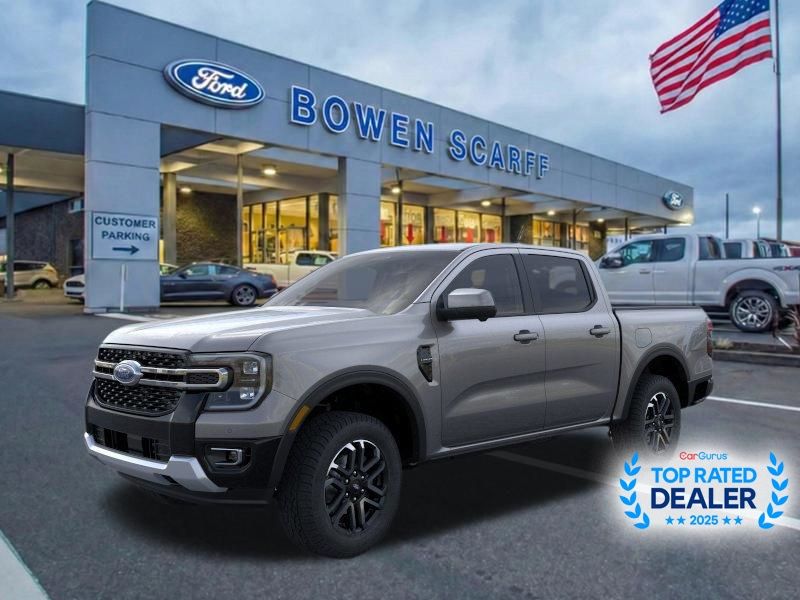 Carbonized Gray Metallic 2026 Ford Ranger Lariat SuperCrew 4WD Pickup Truck Four-Wheel Drive Automatic