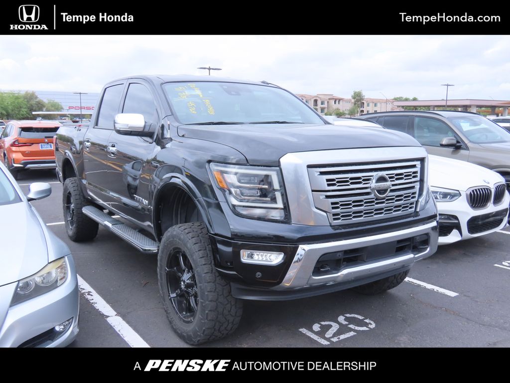 2021 Nissan Titan Platinum Reserve Hero Image