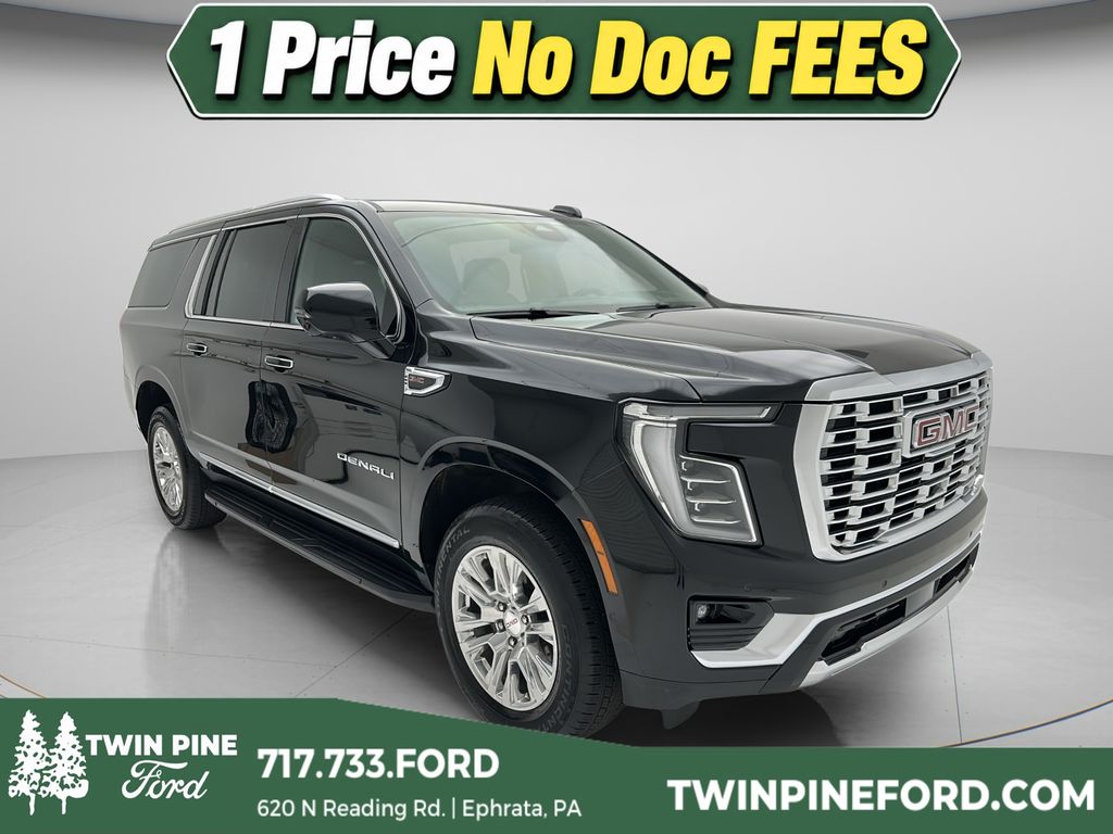 Onyx Black 2025 GMC Yukon XL SUV / Crossover Four-Wheel Drive 