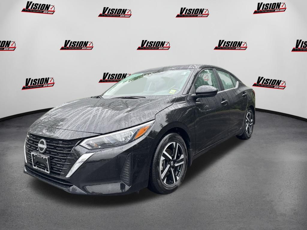 Super Black 2024 Nissan Sentra Sedan Front-Wheel Drive Continuously Variable Transmission