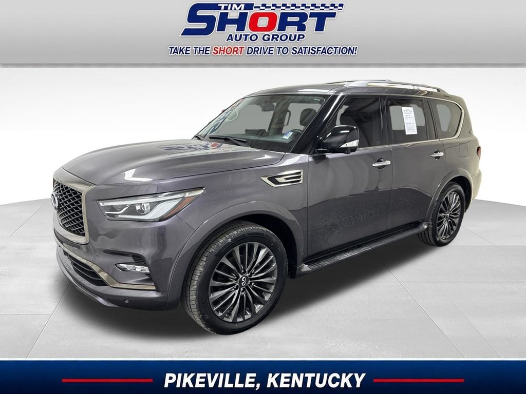 Silver 2023 INFINITI QX80 SUV / Crossover All-Wheel Drive 7-Speed Automatic