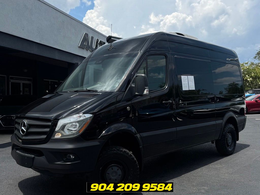Jet Black 2018 Mercedes-Benz Sprinter 2500 170 V6 High Roof Passenger Van Van 4X2 5-Speed Automatic
